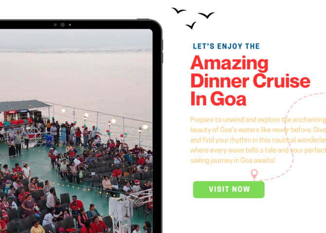 Come for the views, stay for the feast! The culinary journey is a highlight of any Goan cruise in goa
